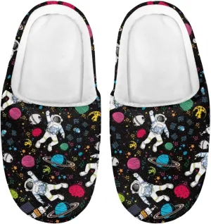 House Slippers for Women Men Kids, Anti-Slip House Shoes Comfortable Cotton Slippers Home Bedroom Shoes Indoor & Outdoor