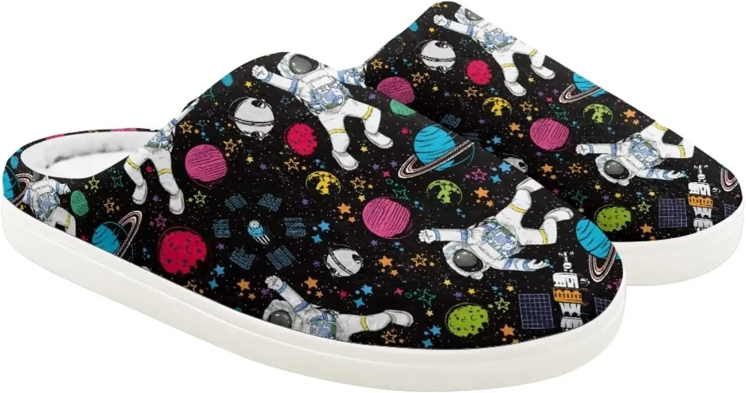 House Slippers for Women Men Kids, Anti-Slip House Shoes Comfortable Cotton Slippers Home Bedroom Shoes Indoor & Outdoor