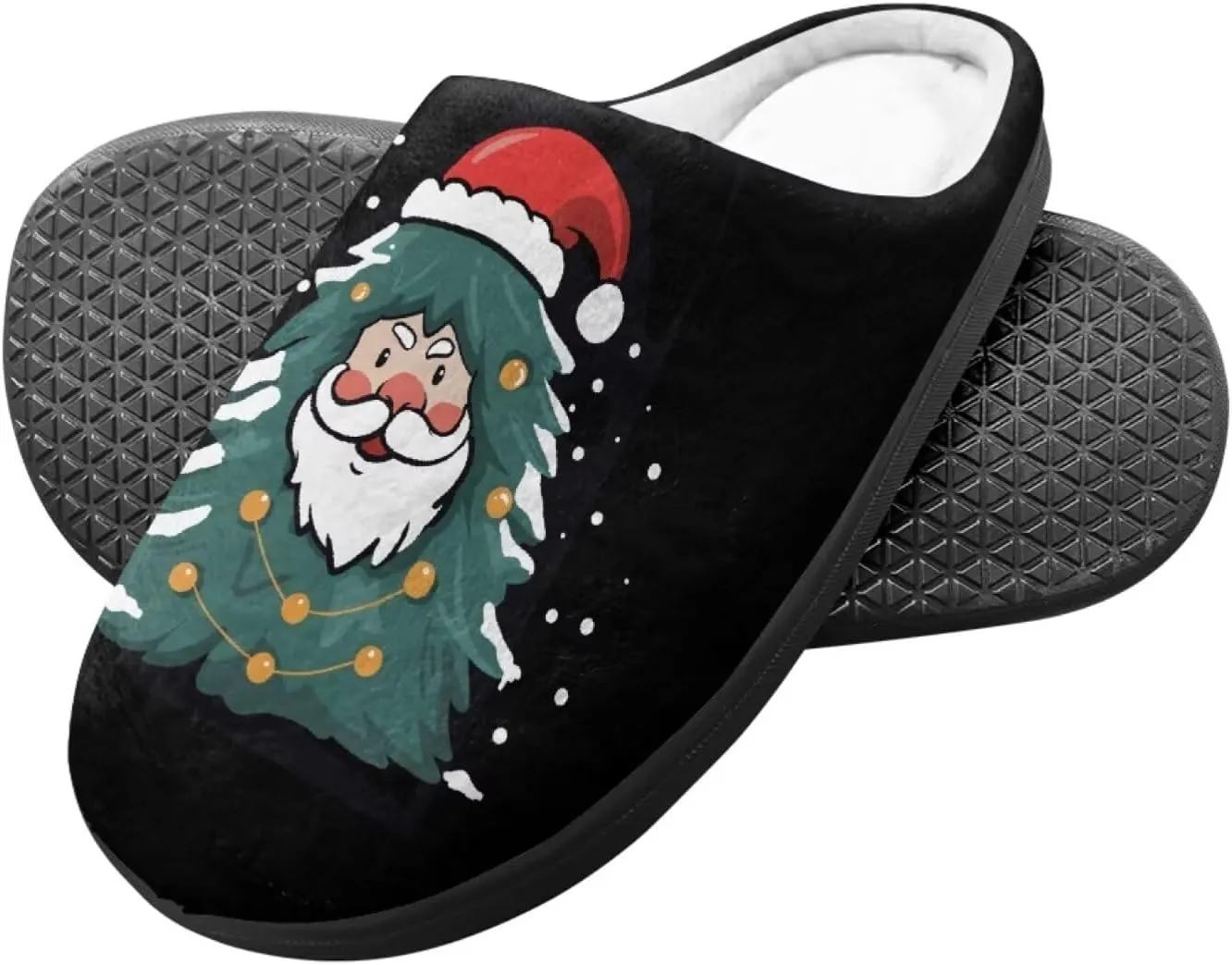 Howilath Boys Girls Christmas Slippers Kids House Cute Slippers for Toddler Plush Warm Slippers Non-Slip Winter Shoes