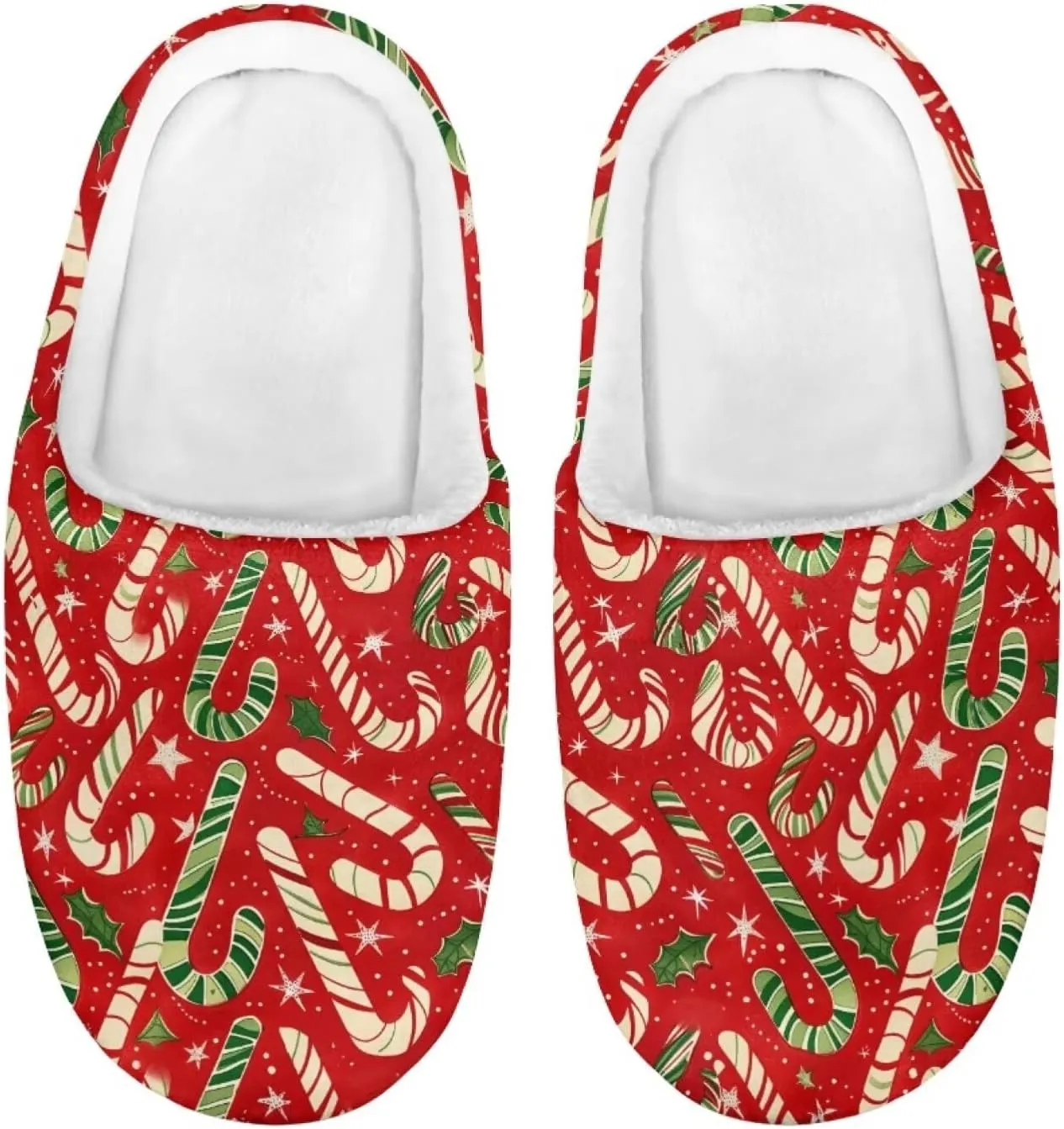 Howilath Boys Girls Christmas Slippers Kids House Cute Slippers for Toddler Plush Warm Slippers Non-Slip Winter Shoes