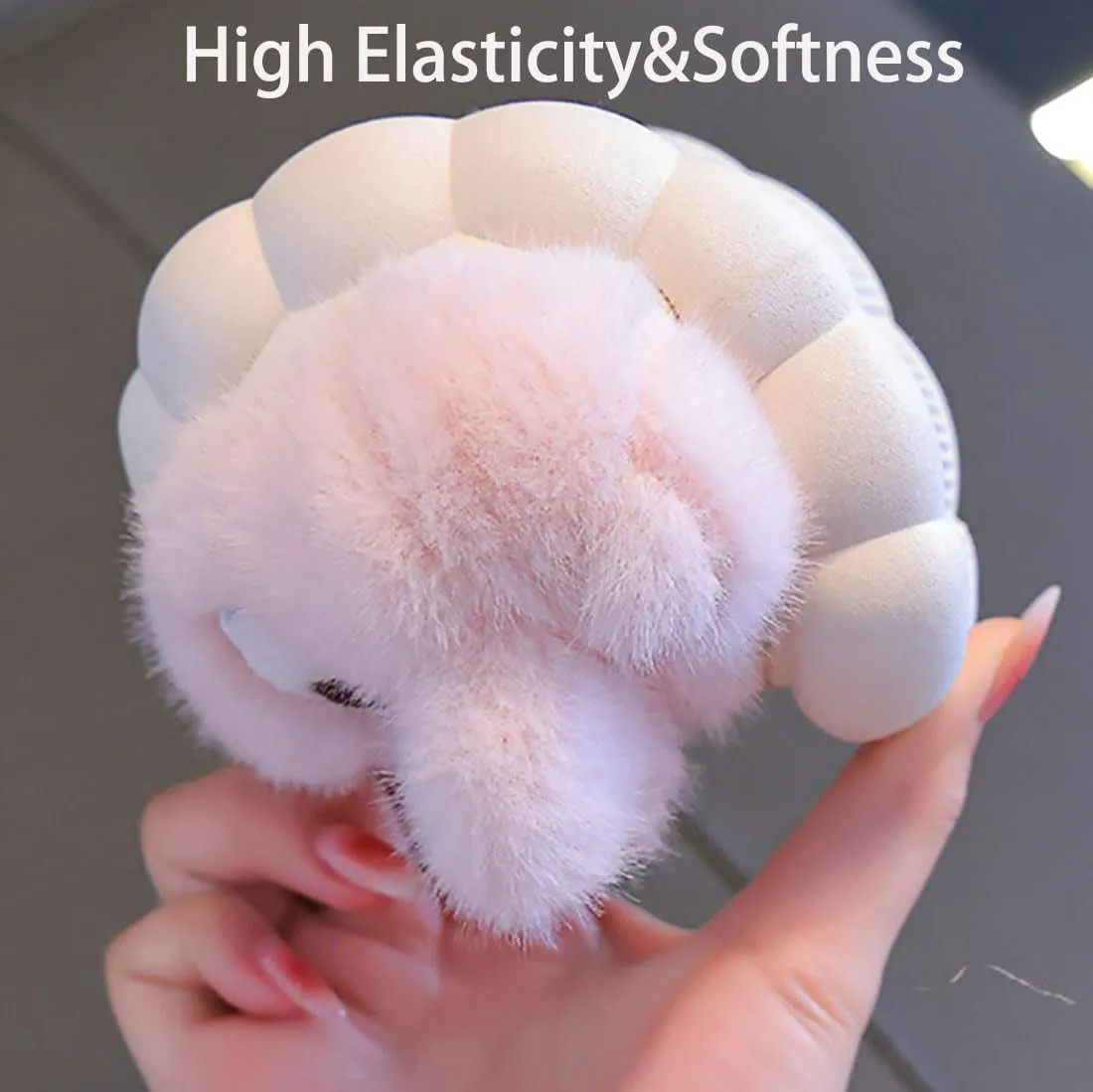 Hrtesus Bunny Slippers Toddler, Baby Bunny Slippers, Cute Cartoon Indoor Cotton Soft Non-Slip for Kids Girls Boys