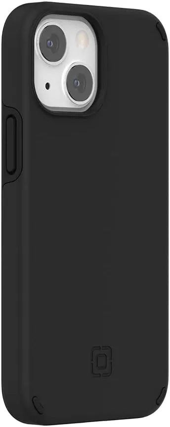 Incipio Duo Case for iPhone 13 mini – Dual-Layer Slim Protective Cover with 12ft Drop Protection, Scratch-Resistant Finish, Wireless Charging Compatible, Shockproof Lightweight Design - Black