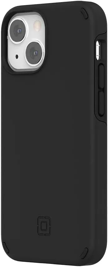 Incipio Duo Case for iPhone 13 mini – Dual-Layer Slim Protective Cover with 12ft Drop Protection, Scratch-Resistant Finish, Wireless Charging Compatible, Shockproof Lightweight Design - Black