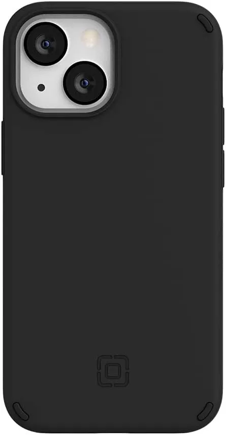 Incipio Duo Case for iPhone 13 mini – Dual-Layer Slim Protective Cover with 12ft Drop Protection, Scratch-Resistant Finish, Wireless Charging Compatible, Shockproof Lightweight Design - Black