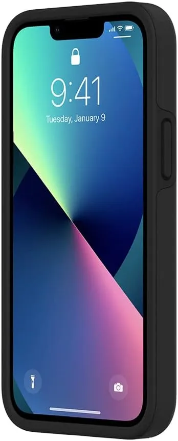 Incipio Duo Case for iPhone 13 mini – Dual-Layer Slim Protective Cover with 12ft Drop Protection, Scratch-Resistant Finish, Wireless Charging Compatible, Shockproof Lightweight Design - Black