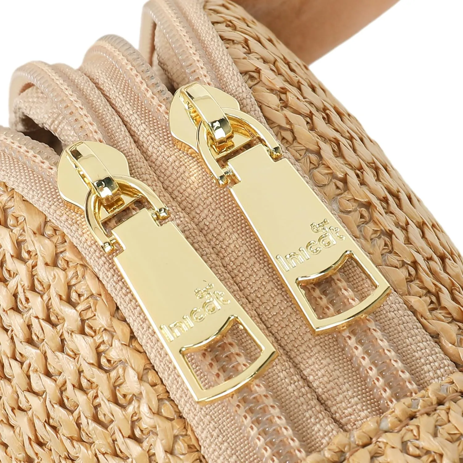 INICAT Summer Straw Bag Small Sling Beach Bag Crossbody Bags for Women