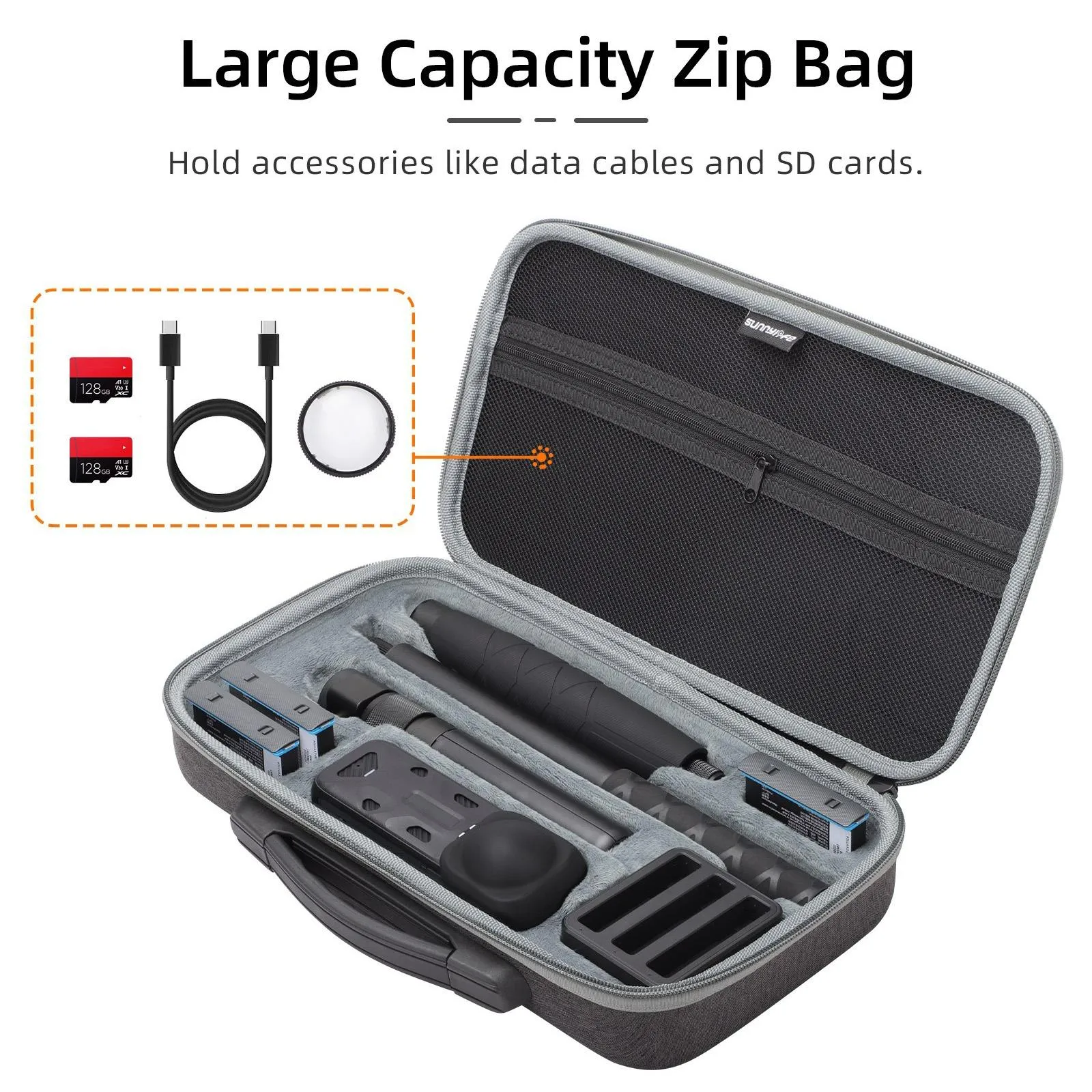 Insta360 X4 Sunnylife Mini Camera Bag For Carrying Model X4-B812