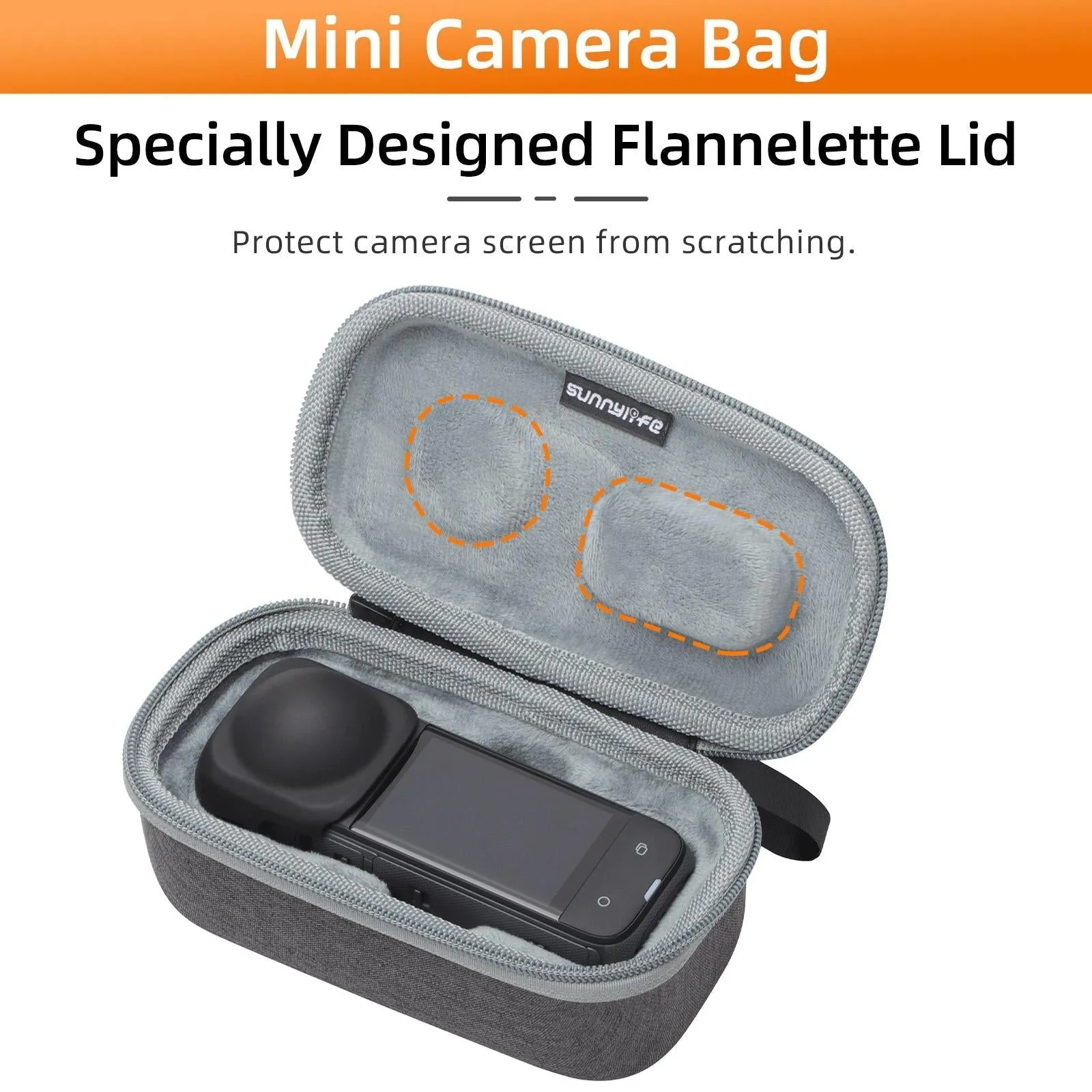 Insta360 X4 Sunnylife Mini Camera Bag For Carrying Model X4-B812