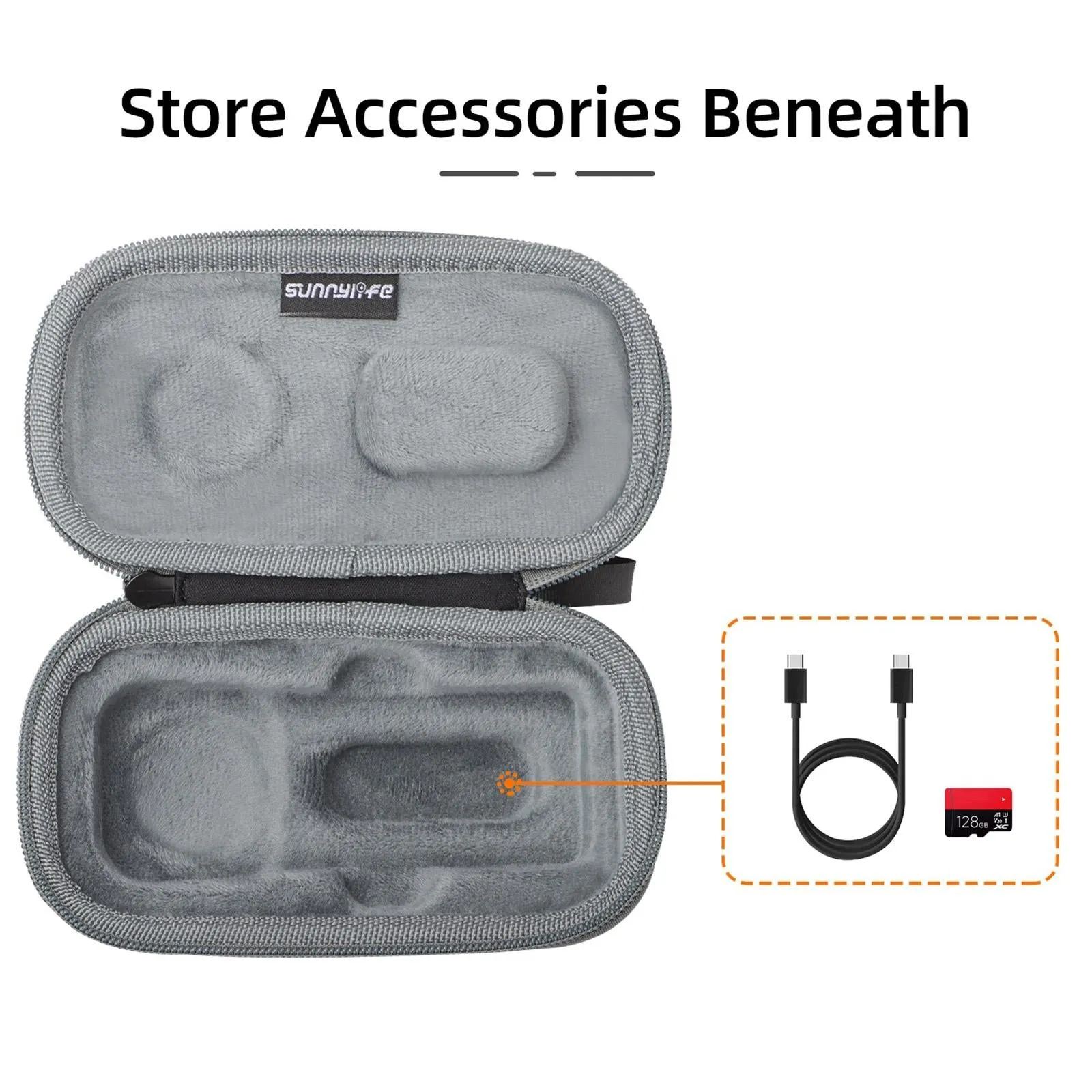 Insta360 X4 Sunnylife Mini Camera Bag For Carrying Model X4-B812