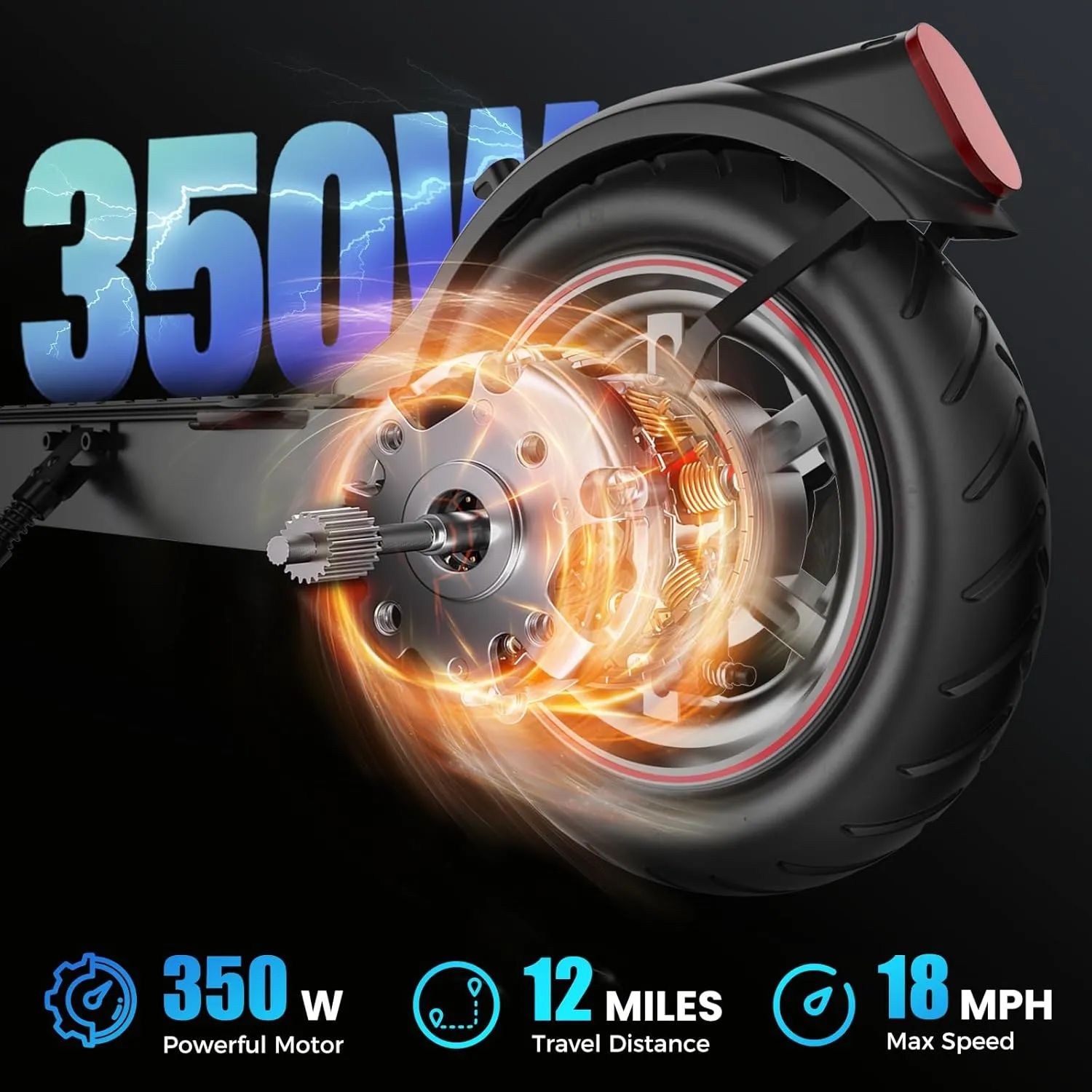 iScooter Electric Scooter for Adults & Teens, 25/19/18 Miles Long Range, 21/20/19 Mph Top Speed, 500W Peak Motor, Foldable and Portable Commuting E-Scooter with Cruise Control & Dual Braking System