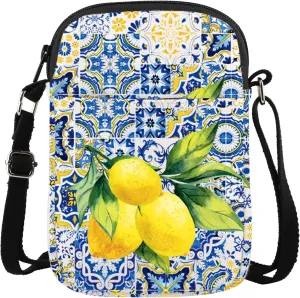 Italian Islands Gift Positano Delicious Italian Lemons Fresh Crossbody Bag Southern Italy Travel Crossbody Bag