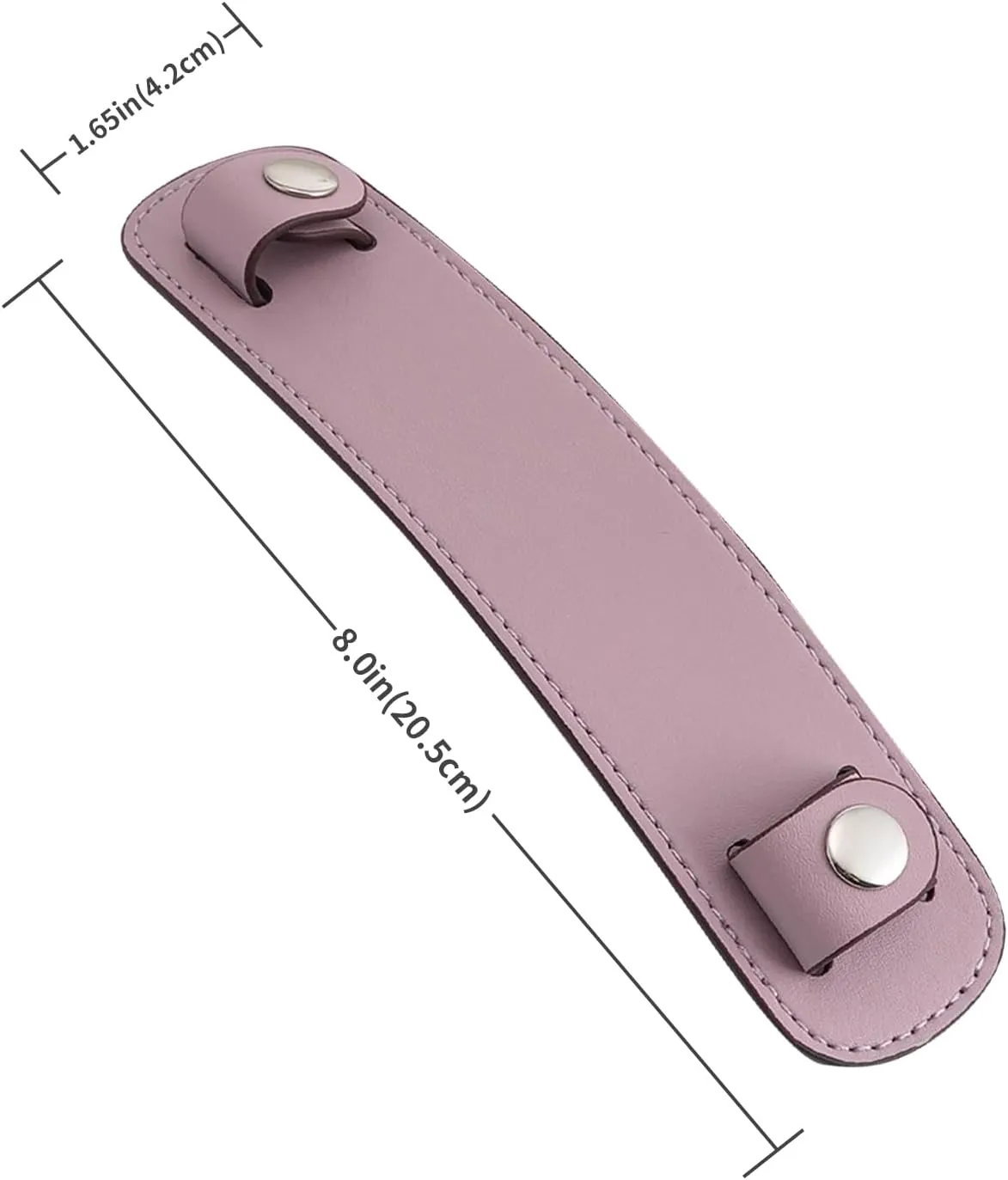 Jiesinlov Microfiber Leather Shoulder Strap Pads Replacement Cushion Strap Covers for Tote Bags Detachable (Purple)