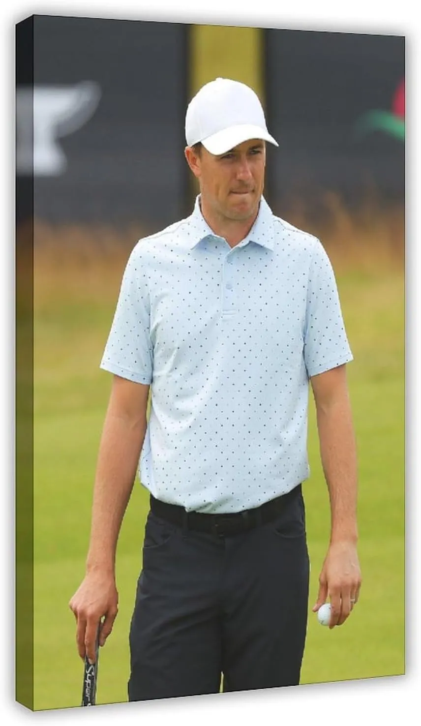 Jordan Spieth Golf Poster01 Canvas Poster Bedroom Decor Sports Landscape Office Room Decor Gift Frame:12x18inch(30x45cm)