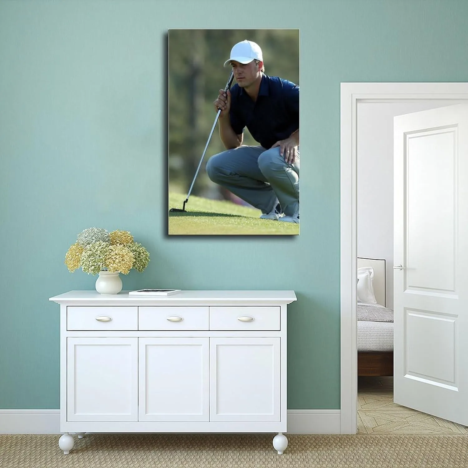 Jordan Spieth Golf Poster29 Canvas Poster Bedroom Decor Sports Landscape Office Room Decor Gift Unframe:12x18inch(30x45cm)