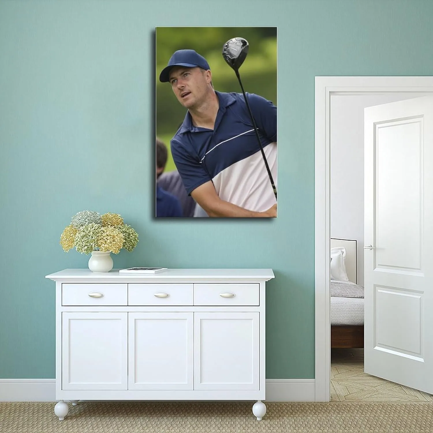 Jordan Spieth Golf Poster34 Canvas Poster Wall Art Decor Print Picture Paintings for Living Room Bedroom Decoration Unframe:24x36inch(60x90cm)