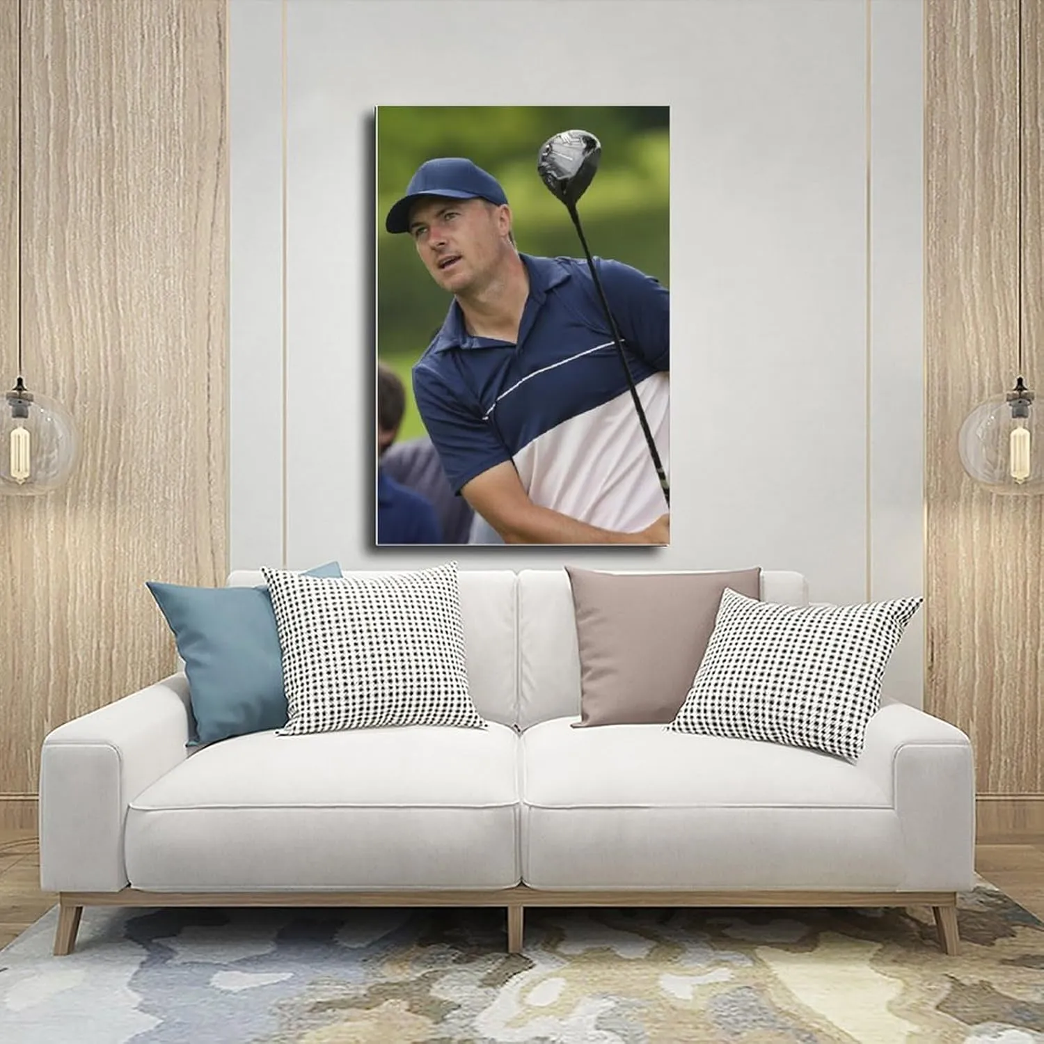Jordan Spieth Golf Poster34 Canvas Poster Wall Art Decor Print Picture Paintings for Living Room Bedroom Decoration Unframe:24x36inch(60x90cm)