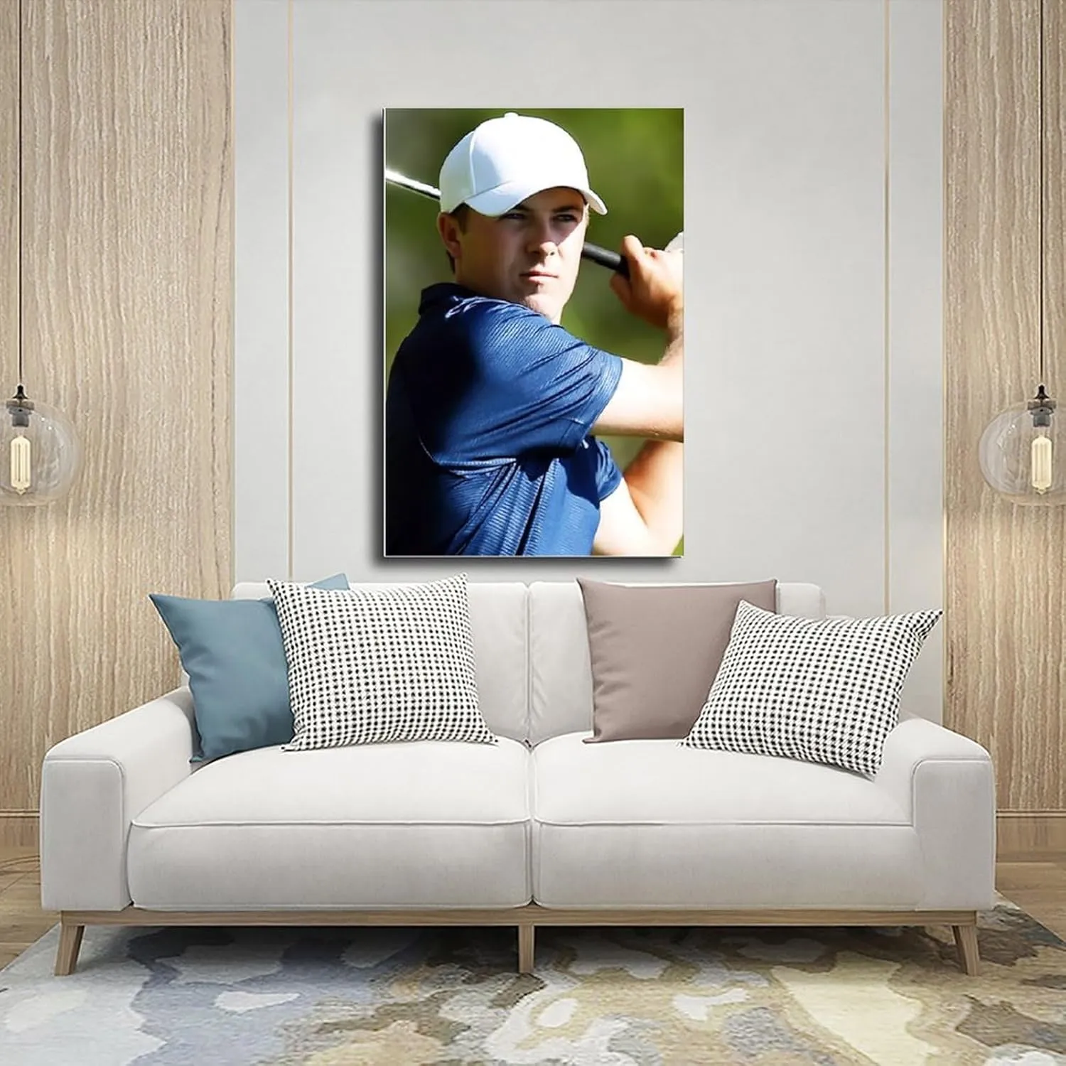 Jordan Spieth Golf Poster42 Canvas Poster Wall Art Decor Print Picture Paintings for Living Room Bedroom Decoration Unframe:12x18inch(30x45cm)