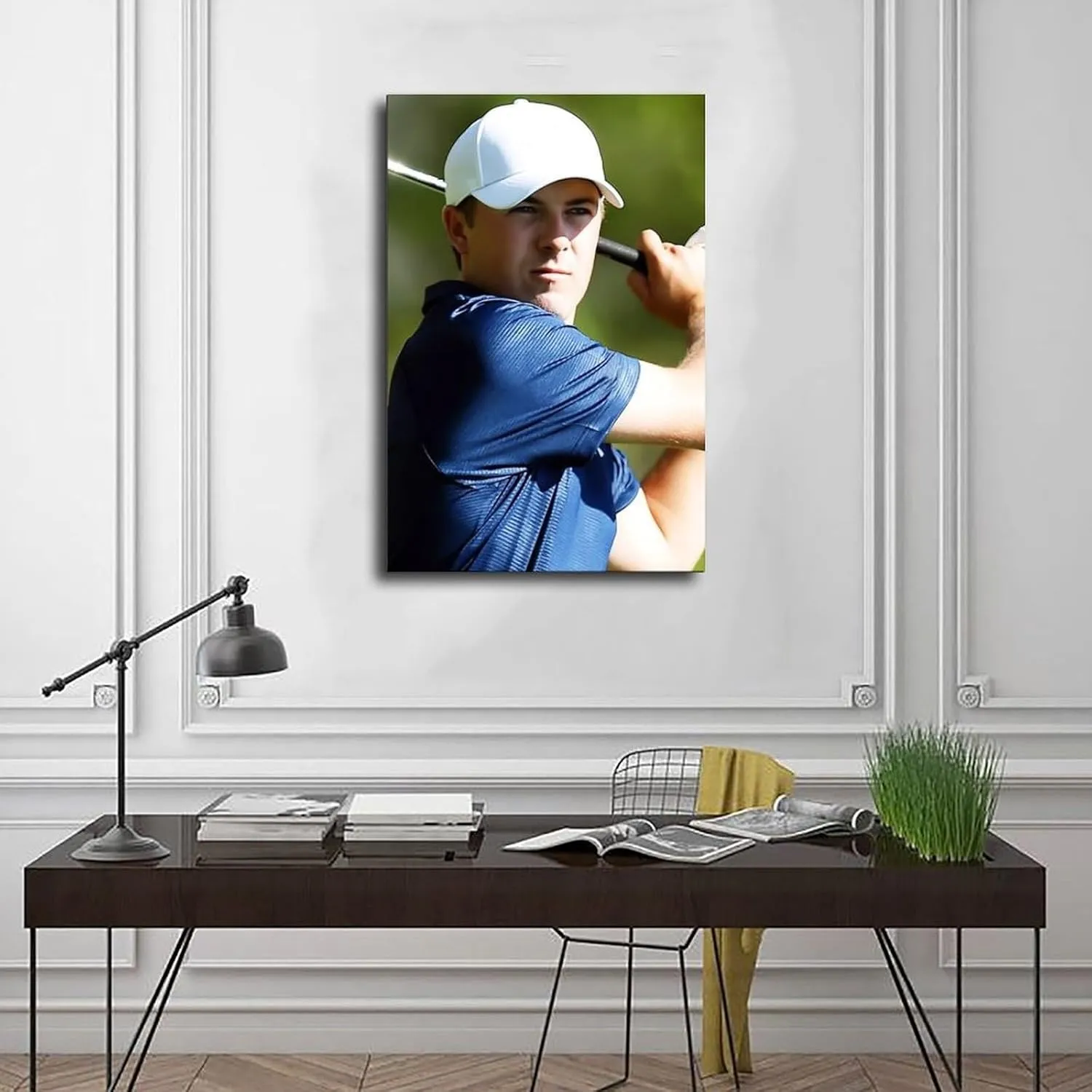 Jordan Spieth Golf Poster42 Canvas Poster Wall Art Decor Print Picture Paintings for Living Room Bedroom Decoration Unframe:12x18inch(30x45cm)
