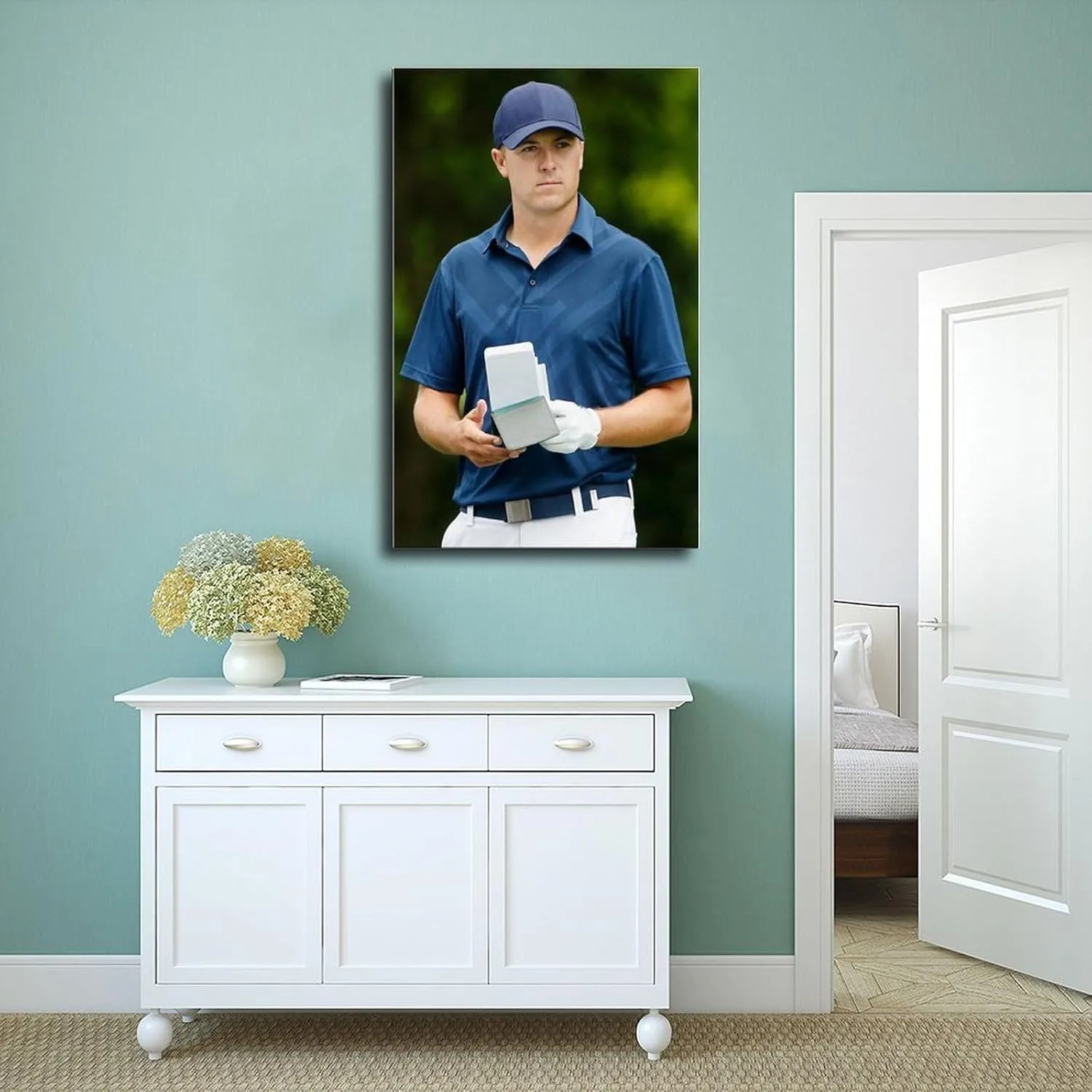 Jordan Spieth Golf Poster55 Canvas Poster Bedroom Decor Sports Landscape Office Room Decor Gift Unframe:24x36inch(60x90cm)
