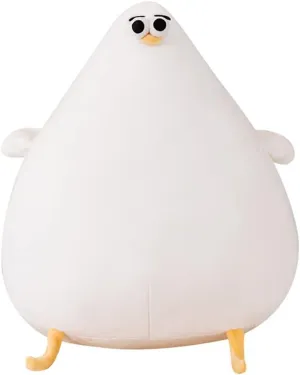 JOSON Chubby Plush Seagull Toy, Cute Cartoon Plush Fat Chicken Animal for Boys and Girls (15.78")