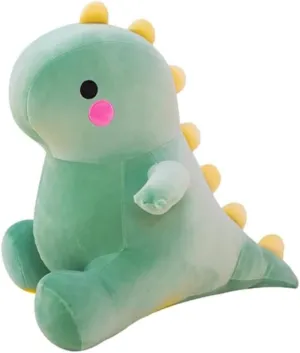 JPORSHU Cartoon Dinosaur Plush Doll Cute Kids Stuffed Toys，20inch Kawaii Plush Animal Dolls, Soft Dinosaur Plush Toys, Children’s Room Decoration, Children’s (Green)
