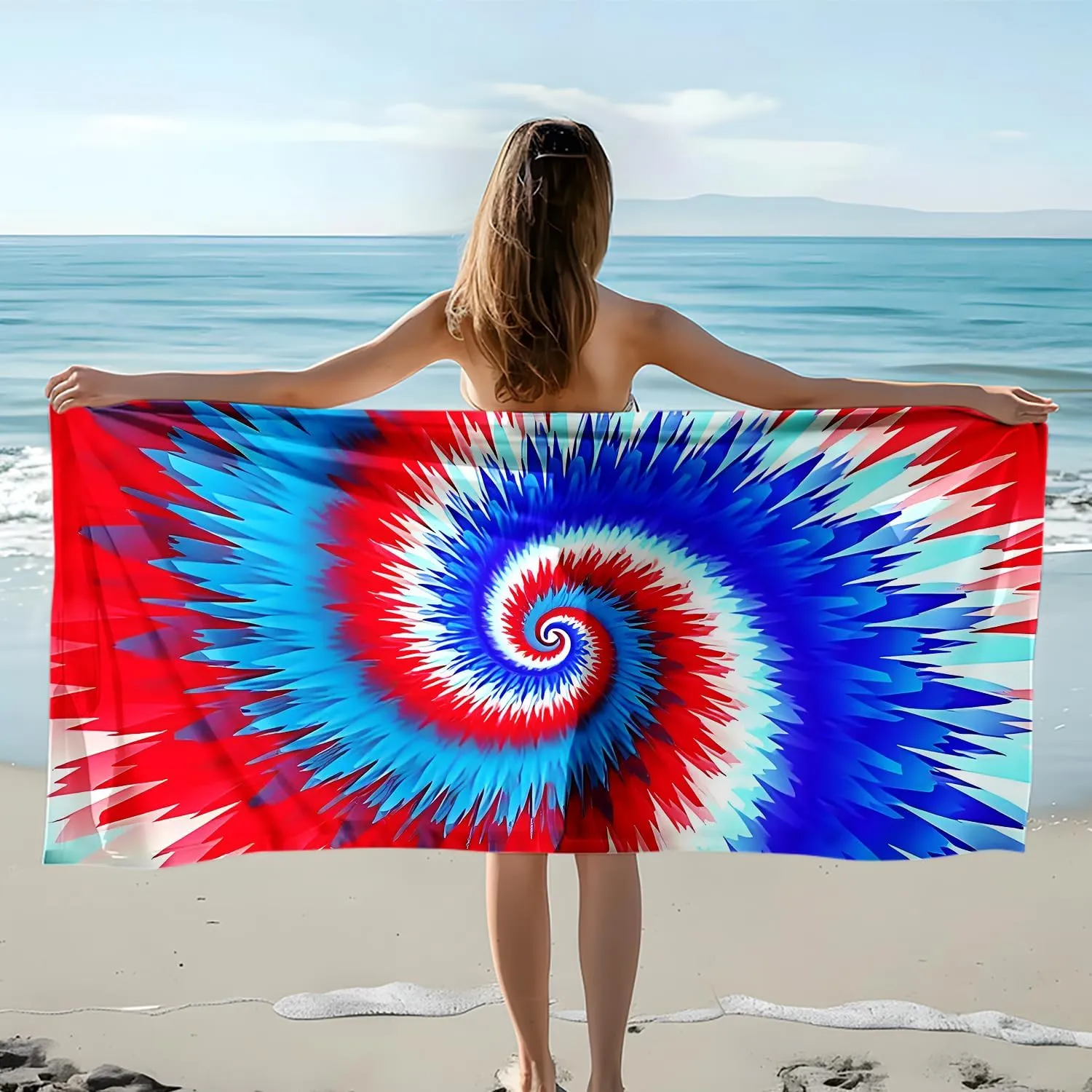 JYK Oversized Microfiber Beach Towels 30''x 60'', Quick-Dry,Sand-Free, Soft & Absorbent Beach Essentials, Perfect for Teens, Women and Men. Ideal for Pool, Beach, Travel, Vacation, Gym and Picnic