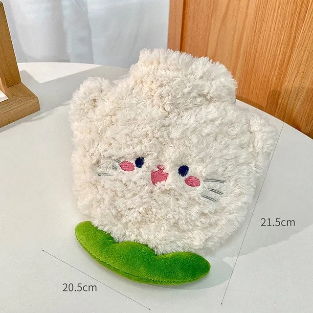 Kawaii Cute Bear Plush Hot Water Bottle