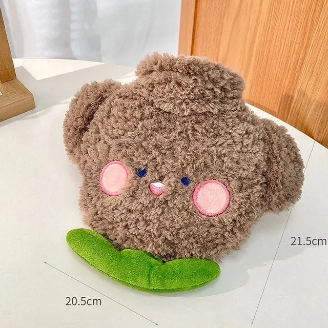 Kawaii Cute Bear Plush Hot Water Bottle
