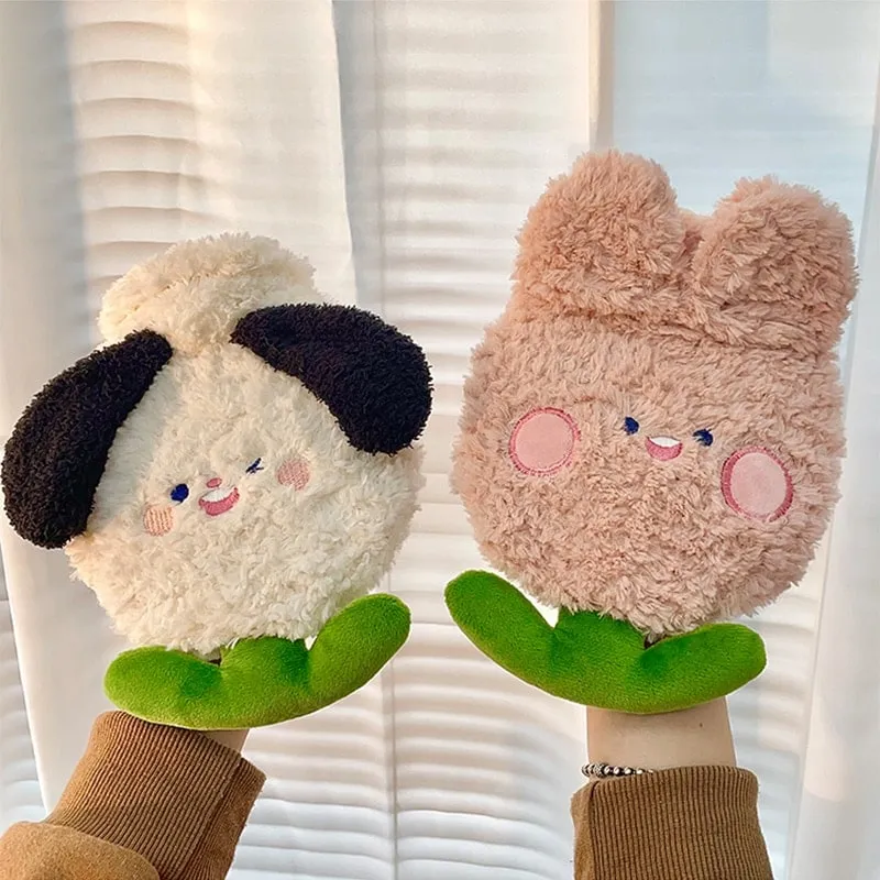 Kawaii Cute Bear Plush Hot Water Bottle