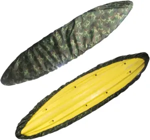 Kayak Cover,Kayak Canoe Dust Cover for Outdoor/Indoor Storage, Waterproof & UV Resistant,Outdoor Fishing Boat Cover (Green Camouflage, 11.8-13.1ft)