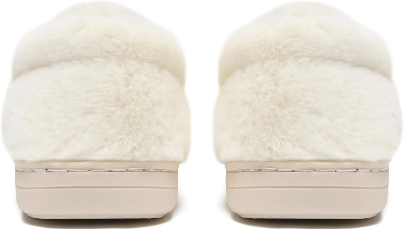 Kids Smile Face Slippers for Boys Girls, Cute Plush Fuzzy Toddler Infant Happy Face Slippers, Indoor Outdoor Non-slip Robber Sole with Memory Foam Warm Pillow House Shoes