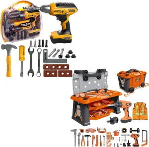Kids Tool Set & 2 in 1 Kids Tool Bench