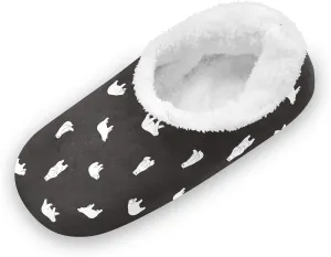 Kids Winter Slippers for Boys Girls Polar Bear Cartoon Animal Warm Soft Non Slip House Slippers Children Indoor