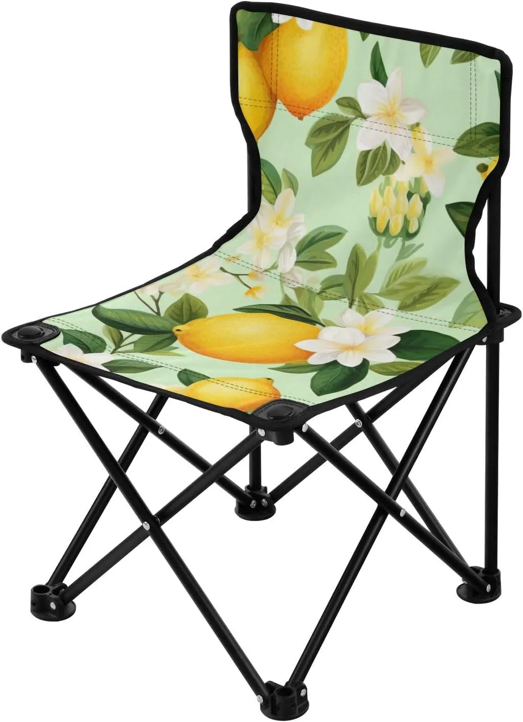 Kigai Folding Camping Chair Heavy Duty Chair Ultralight Compact Portable Beach Chair for Outdoor Camp, Hiking, Travel, Beach, Sporting Event and Picnic, Feather Pattern