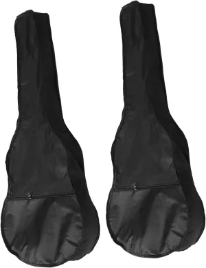Kisangel 2pcs Guitar Backpack: Oxford Cloth Bags for 38 Inch Guitars Waterproof and Lightweight Protective Bag for Travel Performances and Everyday Storage