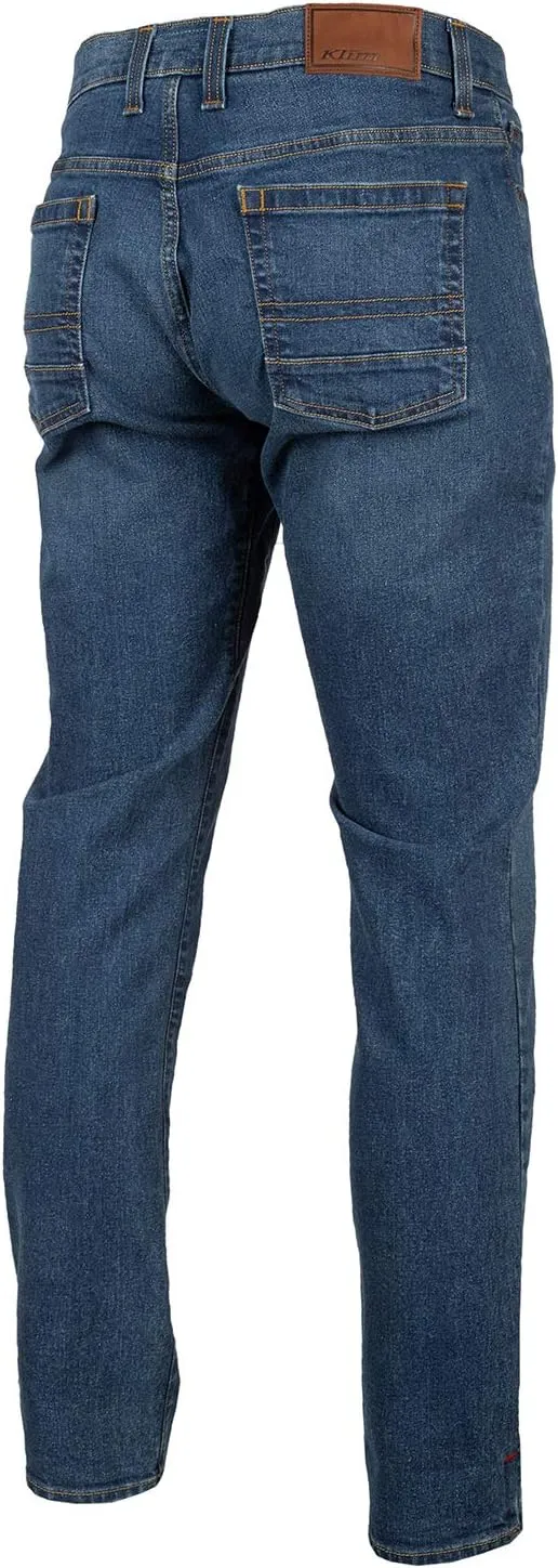 KLIM Men's K Forty 3 Tapered Stretch Abrasion/Cut Resistant Denim Motorcycle Pants