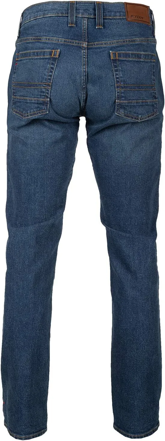 KLIM Men's K Forty 3 Tapered Stretch Abrasion/Cut Resistant Denim Motorcycle Pants