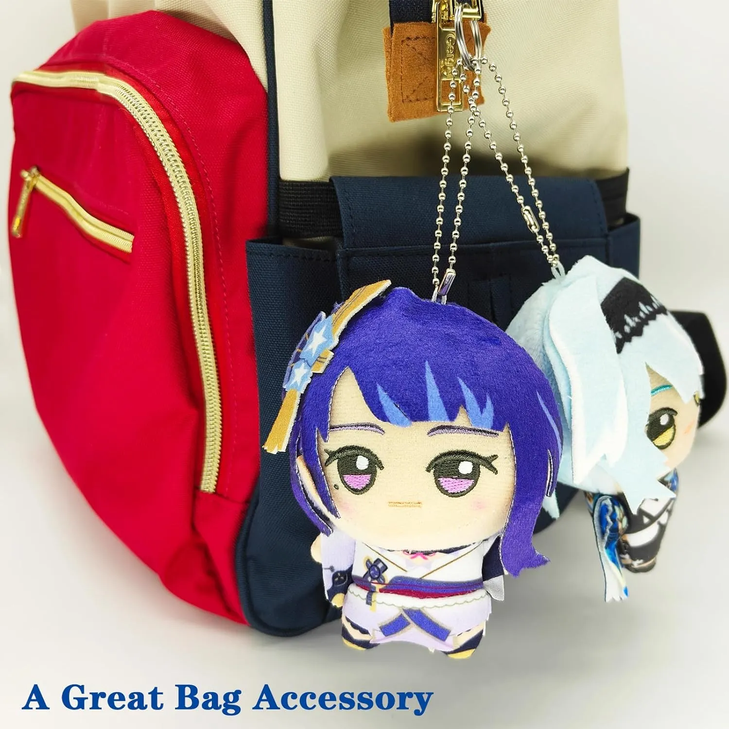 KOOLIYA Small Size Genshin Impact Figure Plush Doll - Klee (4 inch), Keychain Anime Figure Soft Stuffed Gift for Game Fans (Klee)