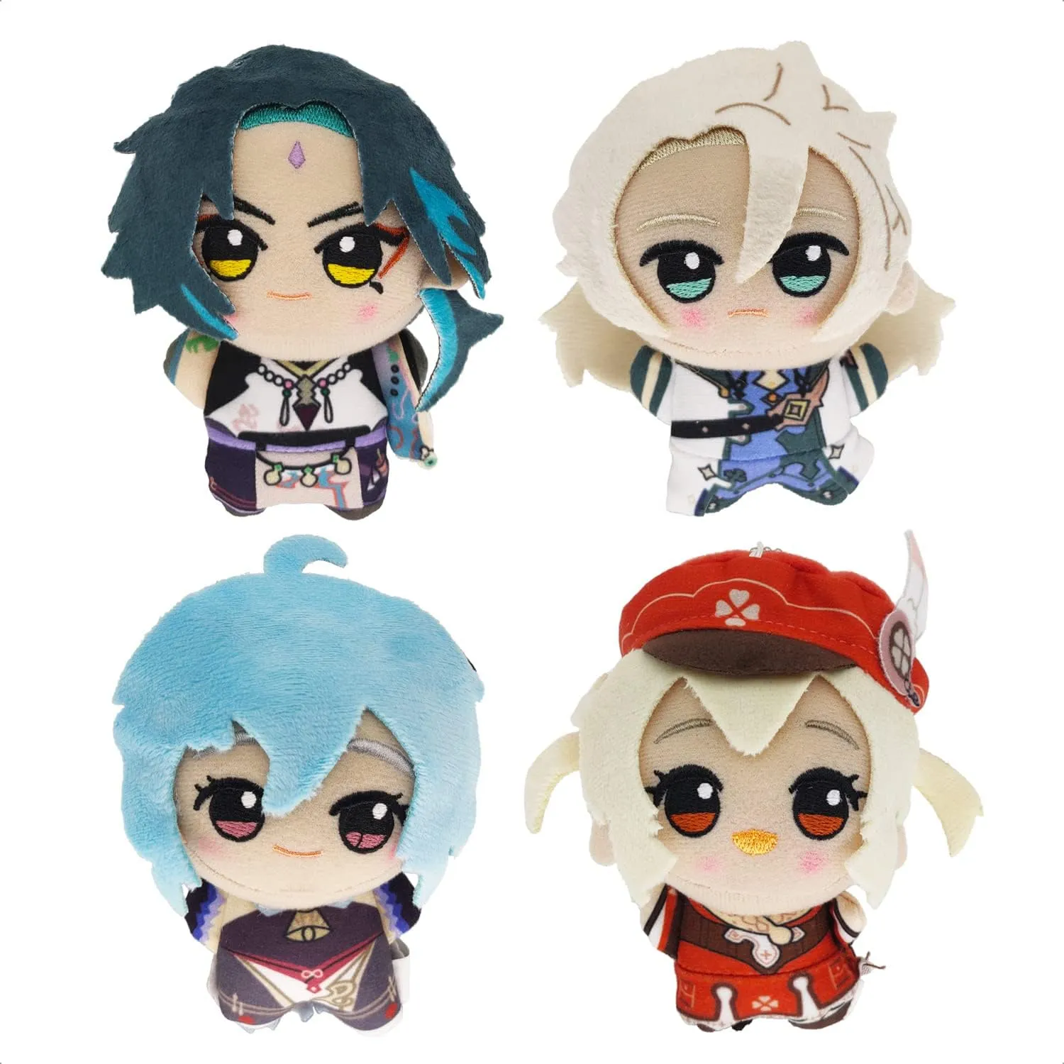 KOOLIYA Small Size Genshin Impact Figure Plush Doll - Klee (4 inch), Keychain Anime Figure Soft Stuffed Gift for Game Fans (Klee)