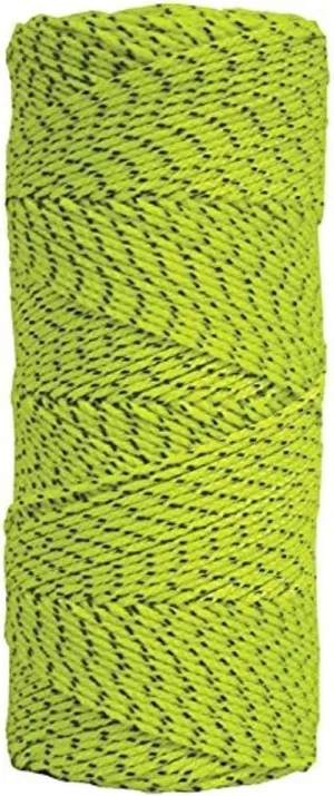 Kraft Tool BC354 Bonded Braided Nylon Line (Green & Black) - 500' Tube, multi, one size