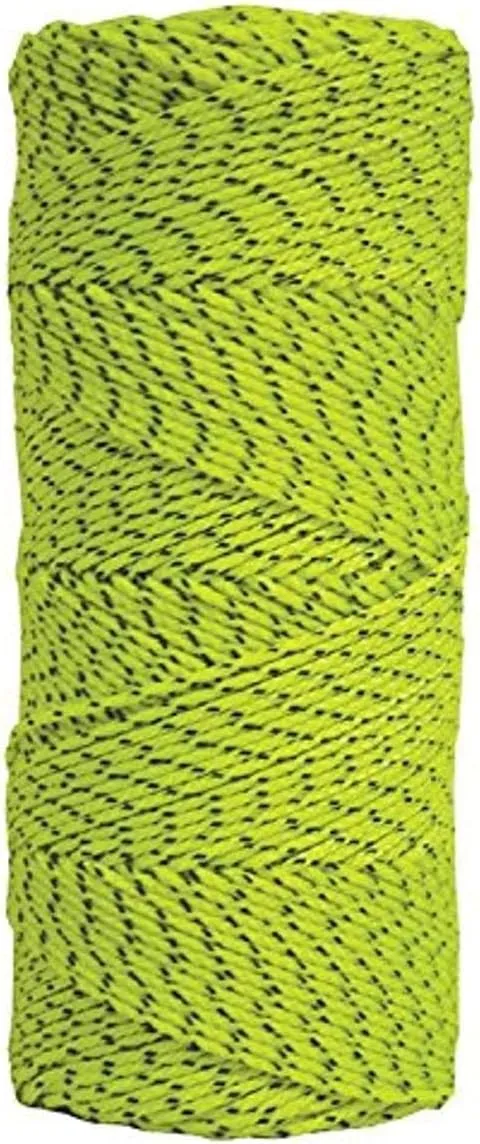 Kraft Tool BC354 Bonded Braided Nylon Line (Green & Black) - 500' Tube, multi, one size