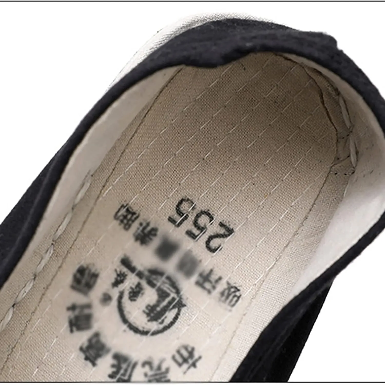 Kung Fu Shoes, Mens Chinese Traditional Slip-On Breathable Martial Arts Old Peking Canvas Shoes, Fashion Qigong Trainerss Martial Arts Rubber Sole, Non-Slip Wear-Resistant Strong Grip