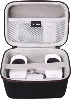 L LTGEM Baby Monitor Travel Case for Kidsneed/Babysense/VTech/Infant Optics DXR-8 PRO Baby Monitor (Case Only)