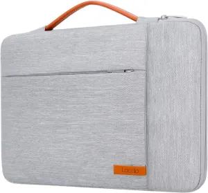 Lacdo 360° Protective Laptop Sleeve Case for 13 inch New MacBook Air M4 A3240 2025, M3 A3113, M2 A2681, M1 A2337 | 13" MacBook Pro M2/M1 A2338 A2251 | 13" iPad Air M3 / iPad Pro M4 Computer Bag, Gray