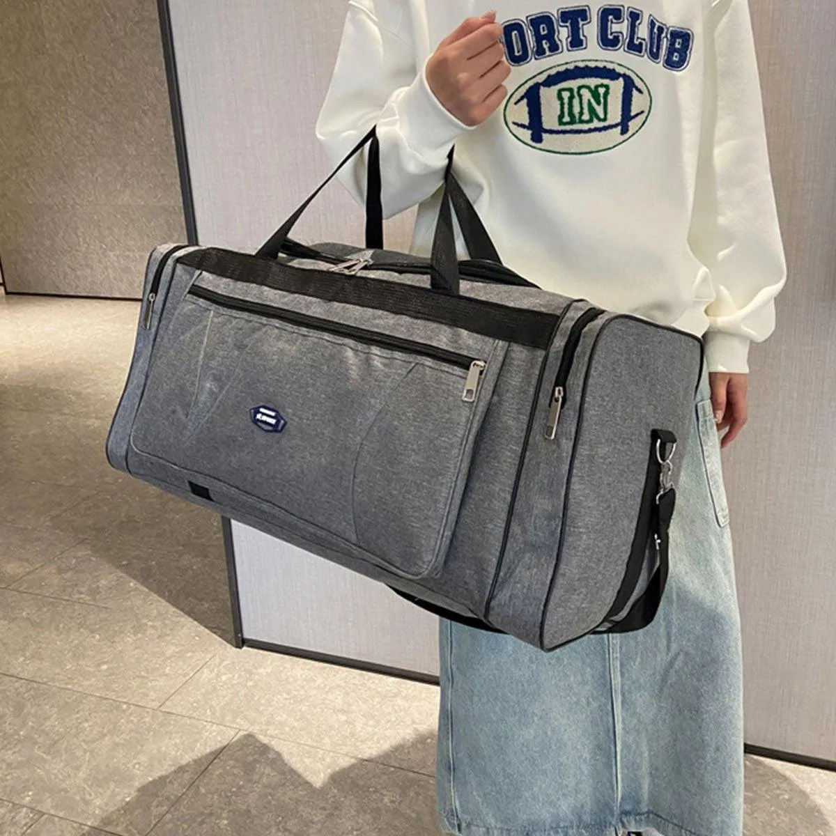Large Capacity Waterproof Travel Luggage Bag Lightweight Foldable Handbag