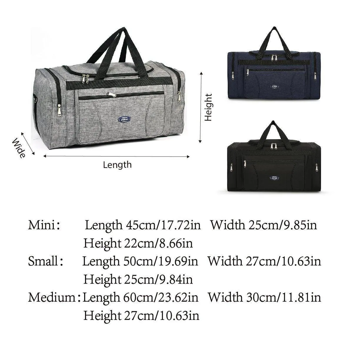 Large Capacity Waterproof Travel Luggage Bag Lightweight Foldable Handbag