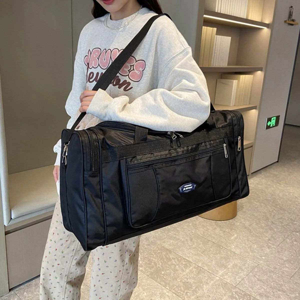Large Capacity Waterproof Travel Luggage Bag Lightweight Foldable Handbag