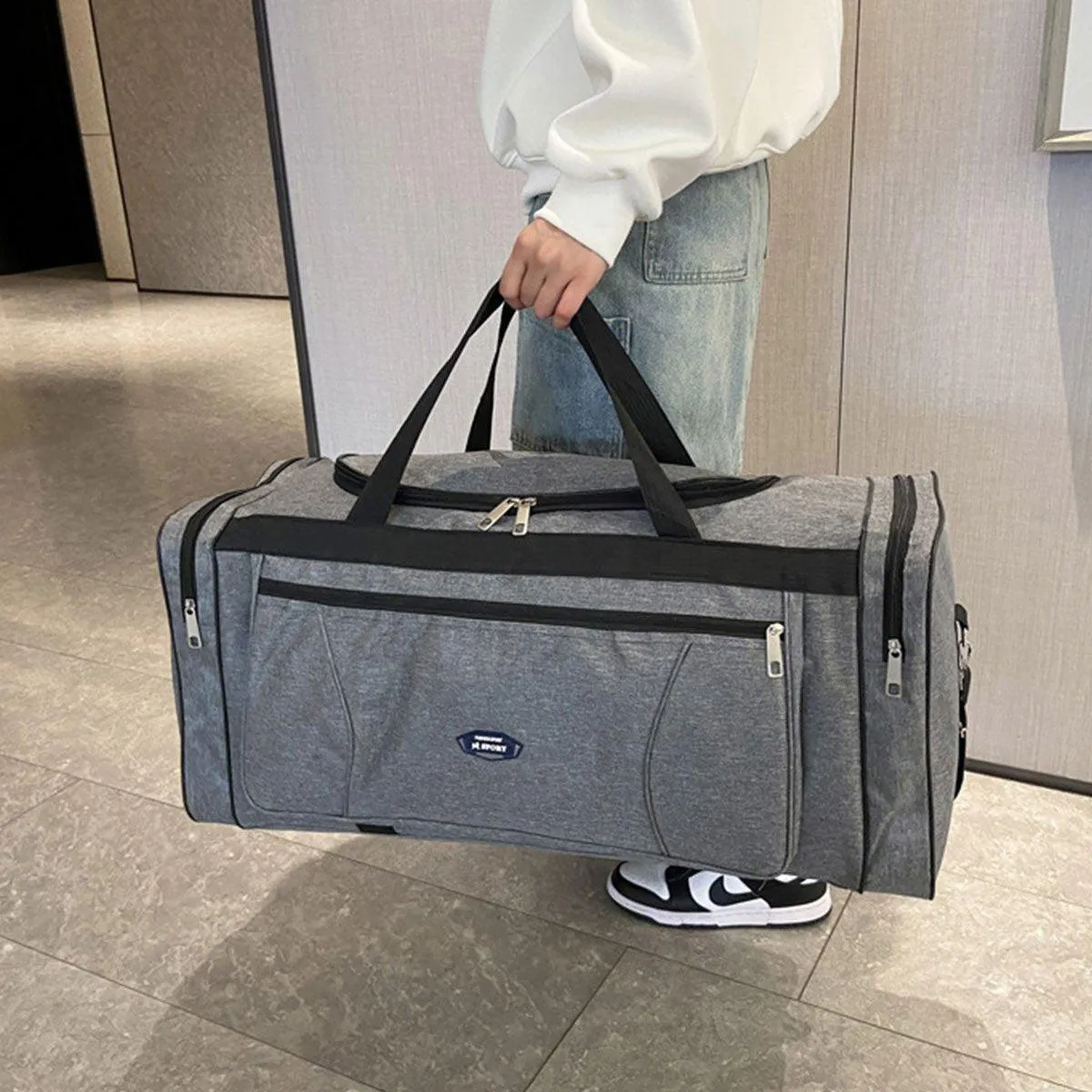 Large Capacity Waterproof Travel Luggage Bag Lightweight Foldable Handbag