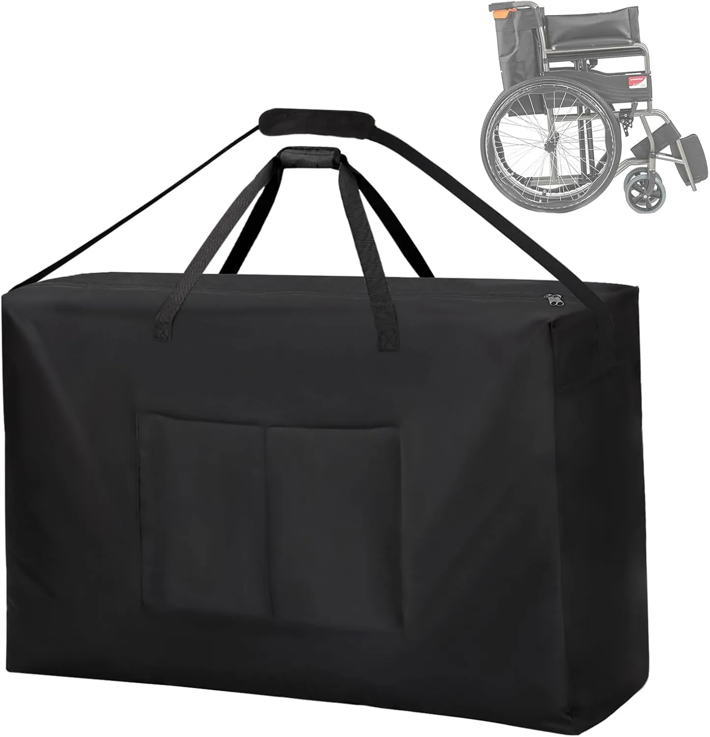 Large Rollator Travel Bag,Waterproof Wheelchair Bag for Folding Walker Travel Bags For Walkers Travel Bag For Walker Wheelchair Bag For Airplane(39" Lx16 Wx32 H)