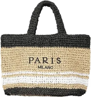 Large Straw Beach Bag for Women Summer Woven Shoulder Tote Bag Straw Purses and Handbags for Vacation